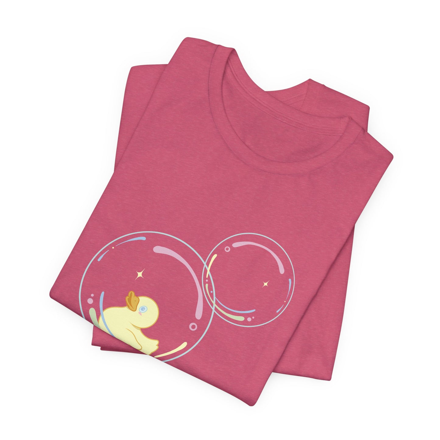 Bubble Duck – Soft Aesthetic Duck T-Shirt for Dreamers & Chill Vibes
