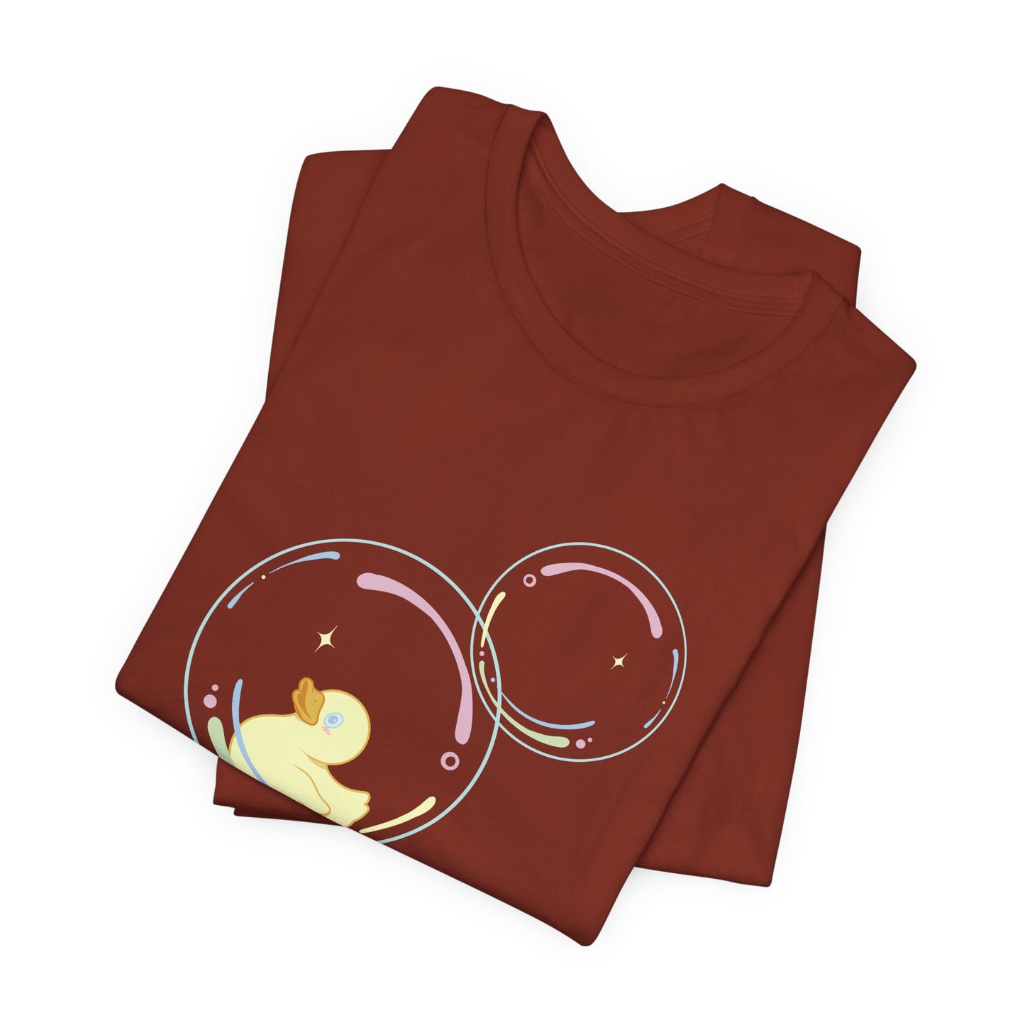 Bubble Duck – Soft Aesthetic Duck T-Shirt for Dreamers & Chill Vibes