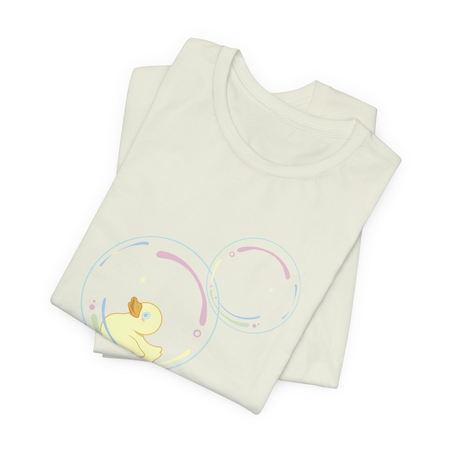 Bubble Duck – Soft Aesthetic Duck T-Shirt for Dreamers & Chill Vibes