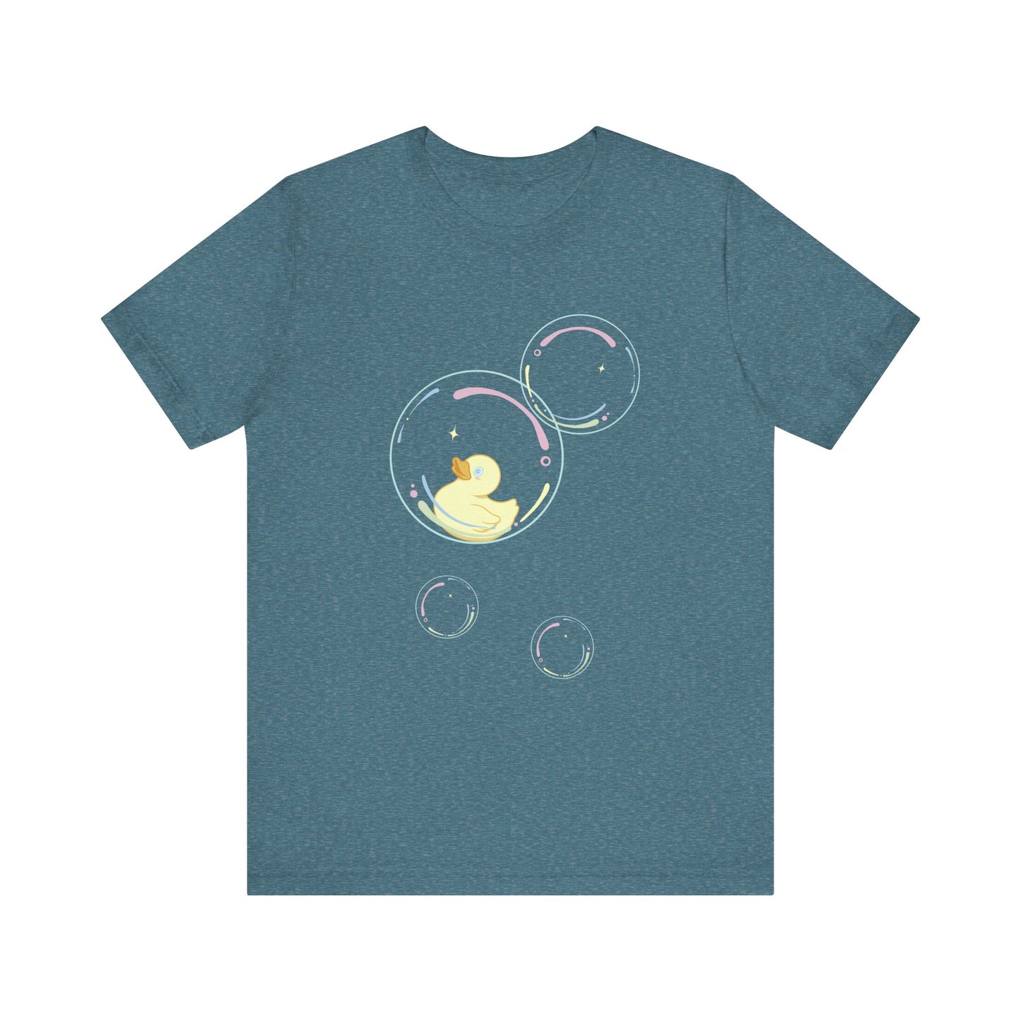 Bubble Duck – Soft Aesthetic Duck T-Shirt for Dreamers & Chill Vibes
