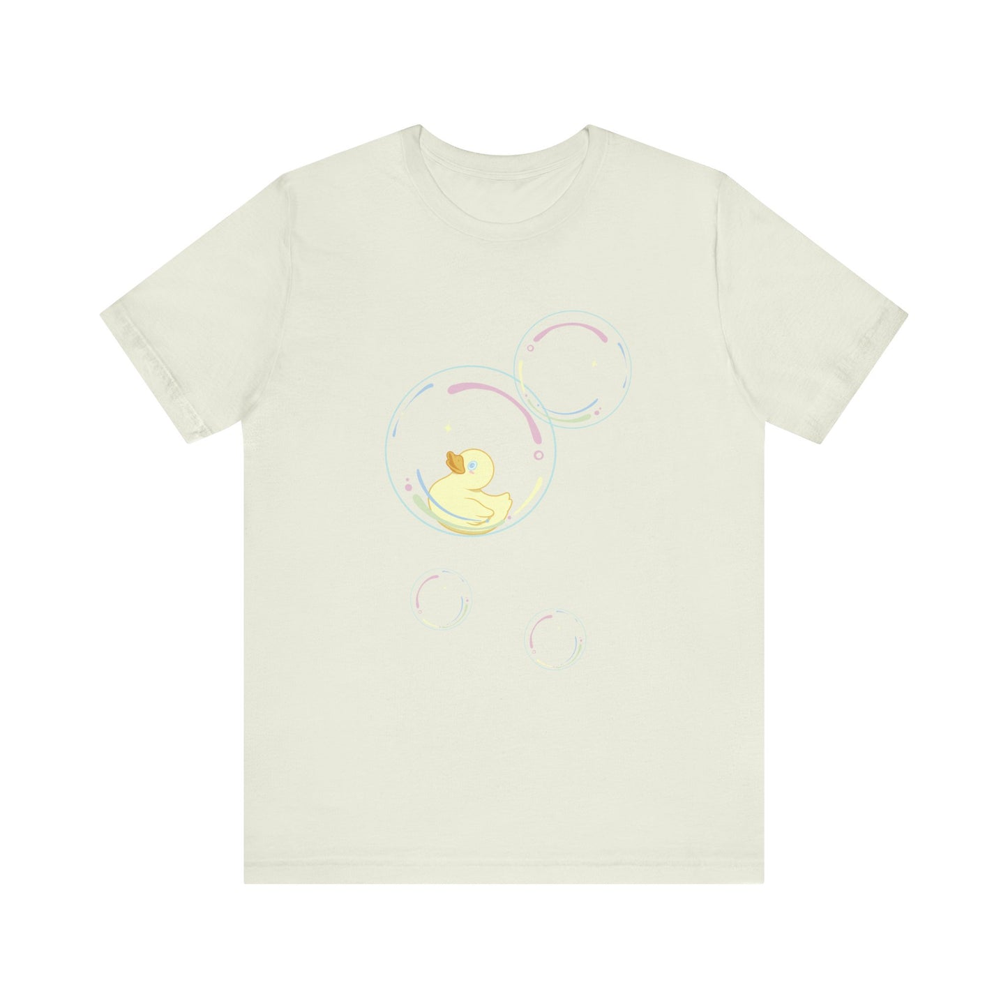 Bubble Duck – Soft Aesthetic Duck T-Shirt for Dreamers & Chill Vibes