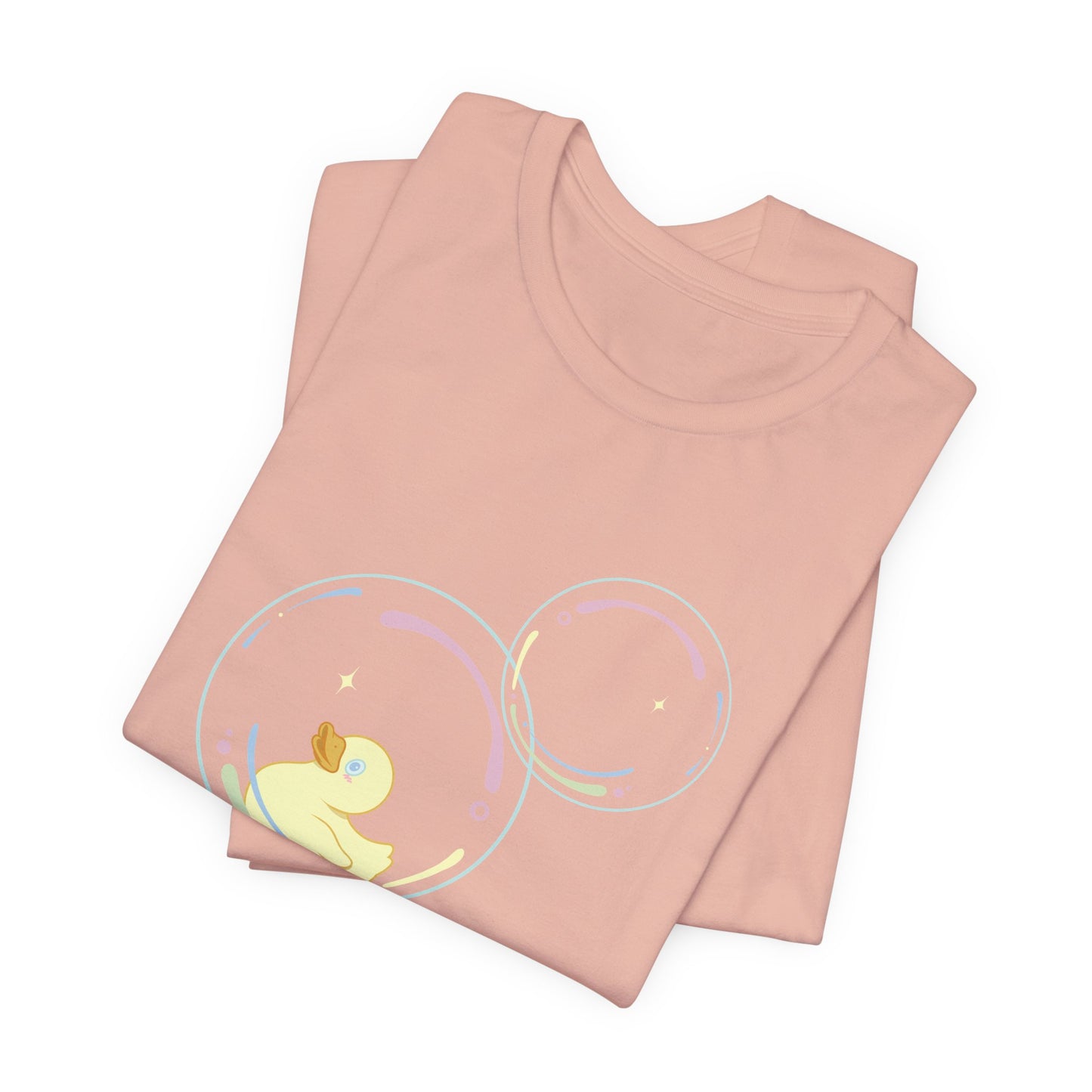 Bubble Duck – Soft Aesthetic Duck T-Shirt for Dreamers & Chill Vibes