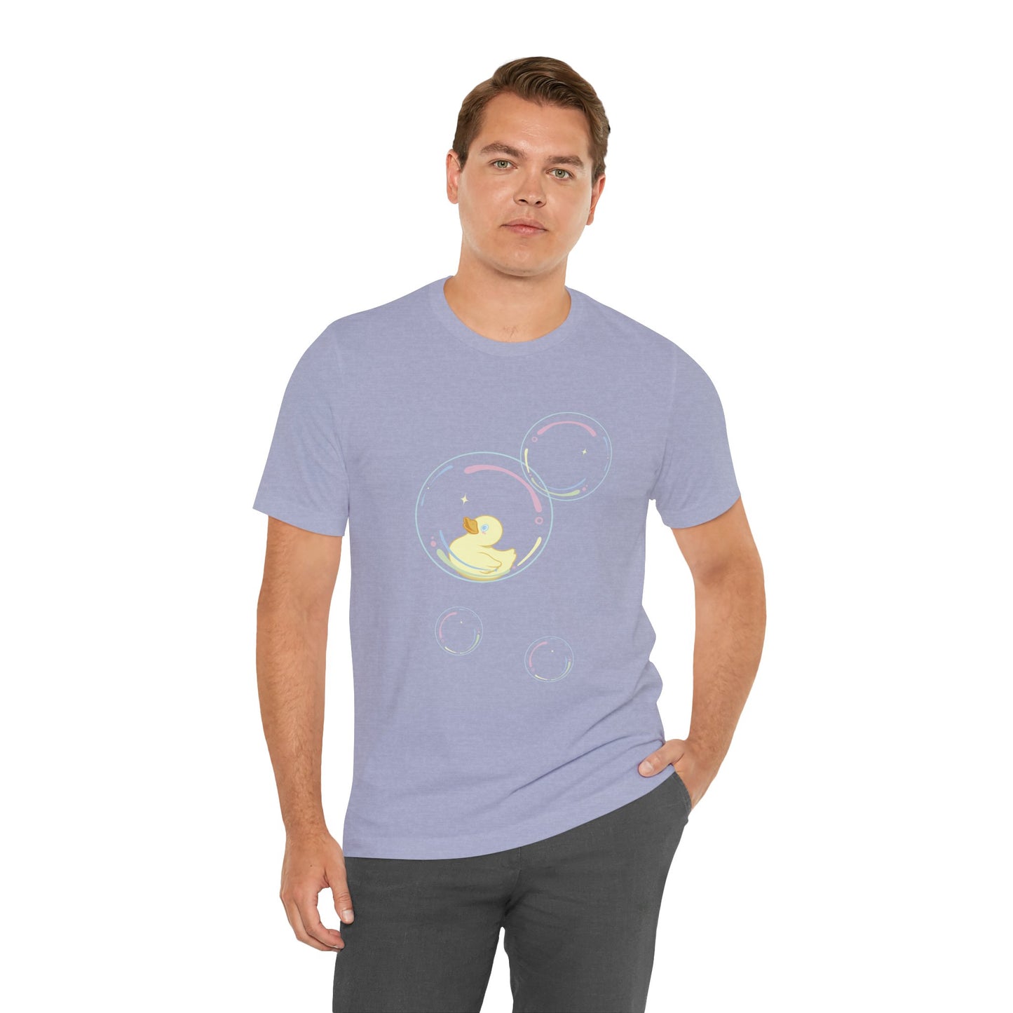 Bubble Duck – Soft Aesthetic Duck T-Shirt for Dreamers & Chill Vibes