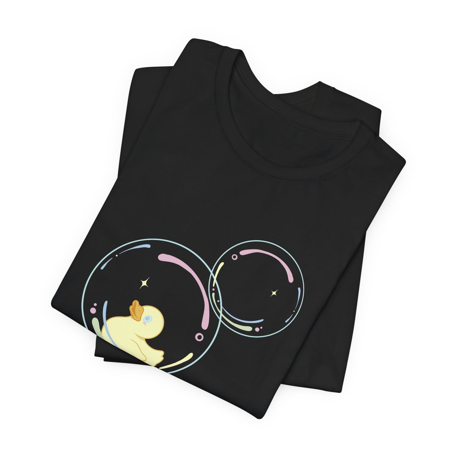 Bubble Duck – Soft Aesthetic Duck T-Shirt for Dreamers & Chill Vibes