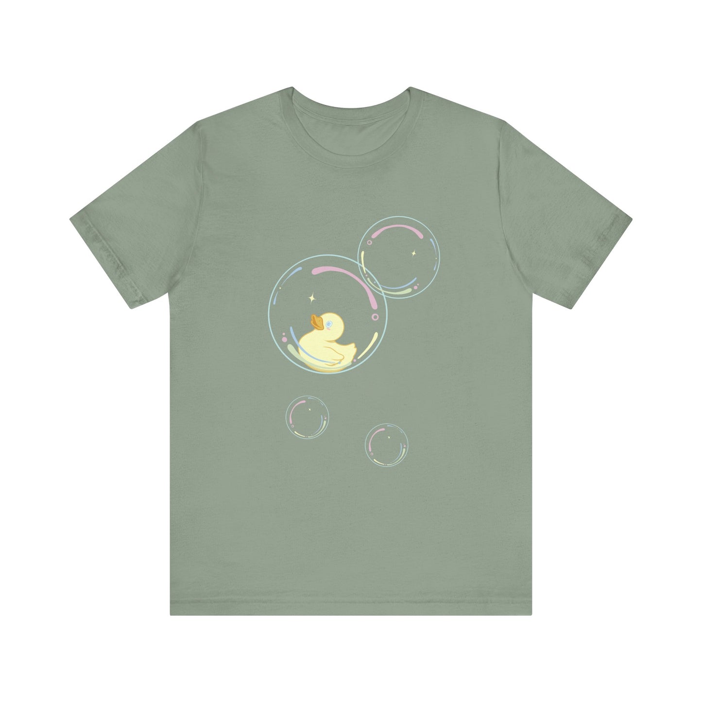 Bubble Duck – Soft Aesthetic Duck T-Shirt for Dreamers & Chill Vibes