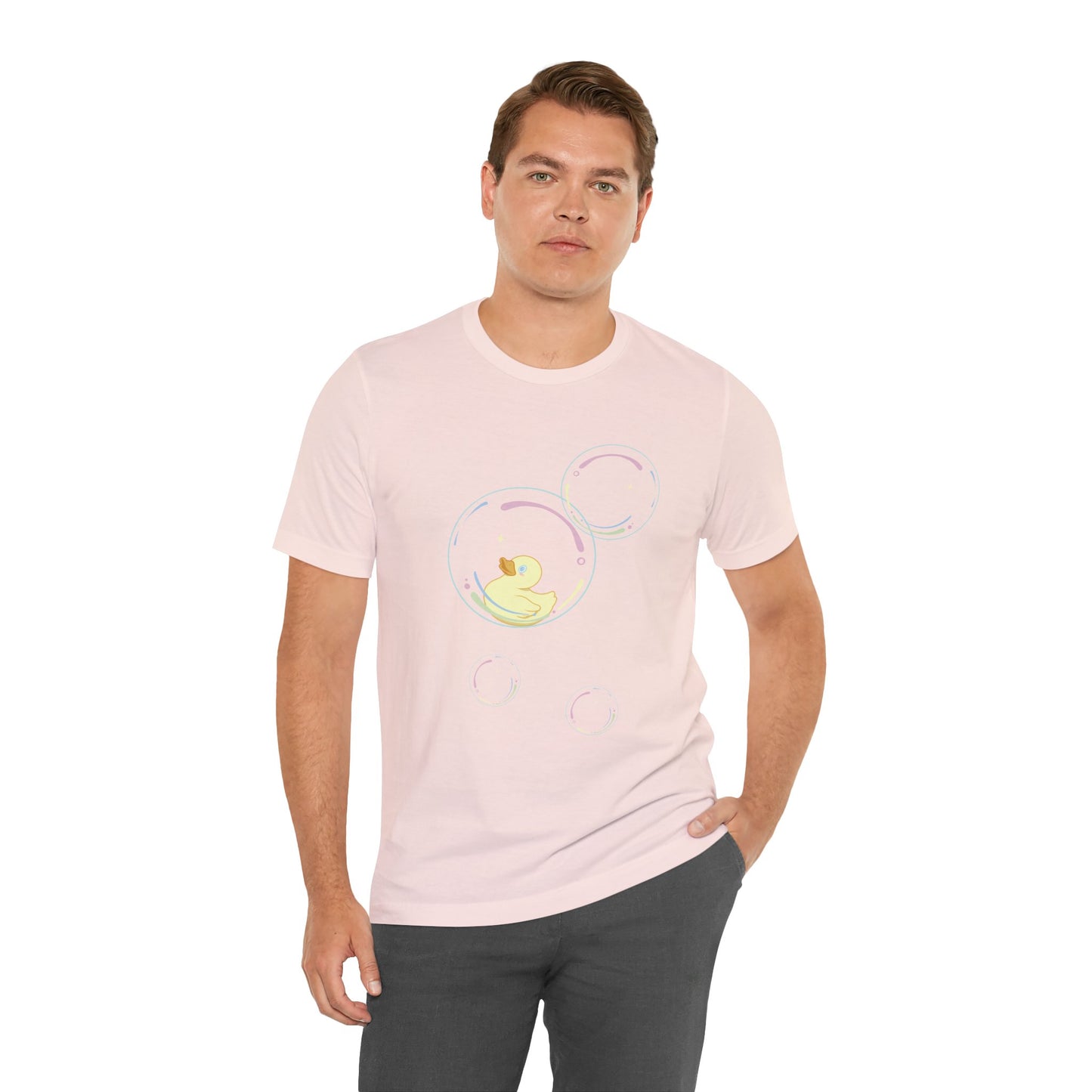 Bubble Duck – Soft Aesthetic Duck T-Shirt for Dreamers & Chill Vibes