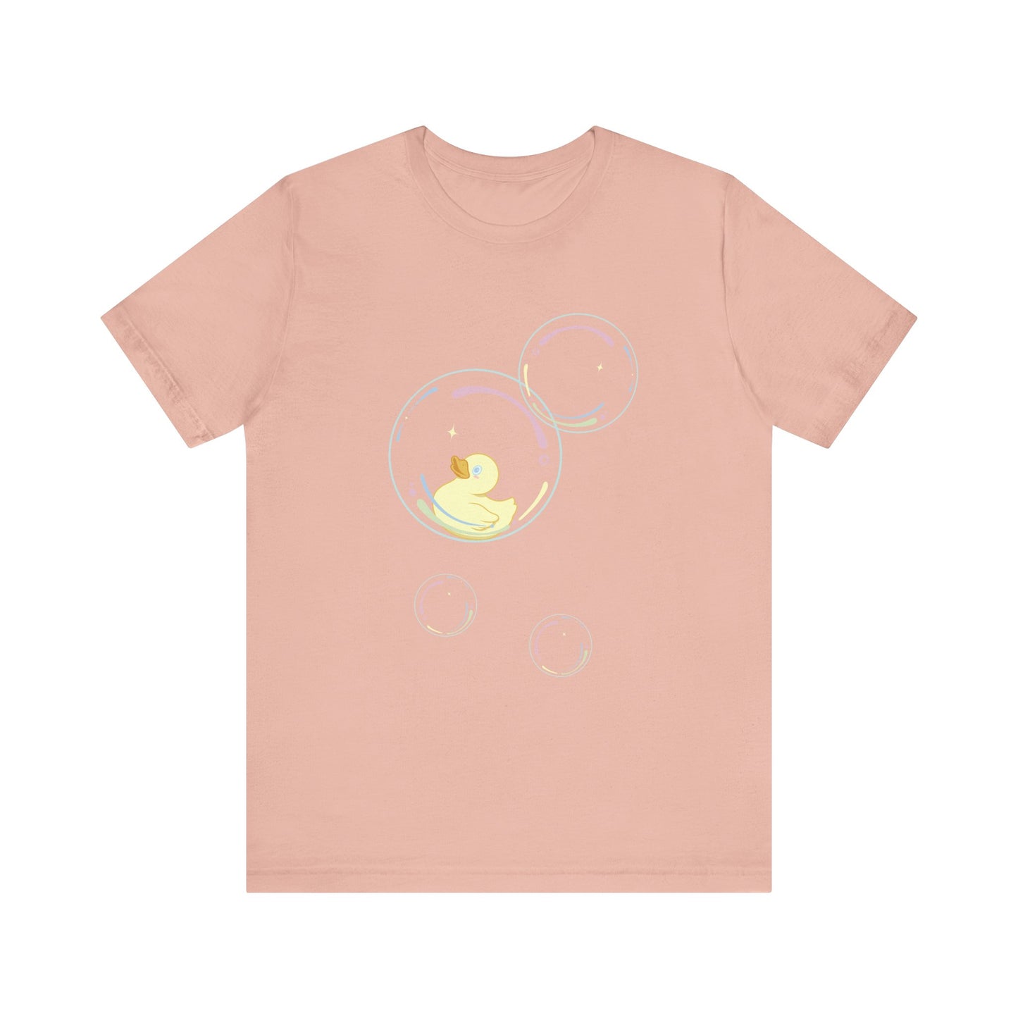 Bubble Duck – Soft Aesthetic Duck T-Shirt for Dreamers & Chill Vibes
