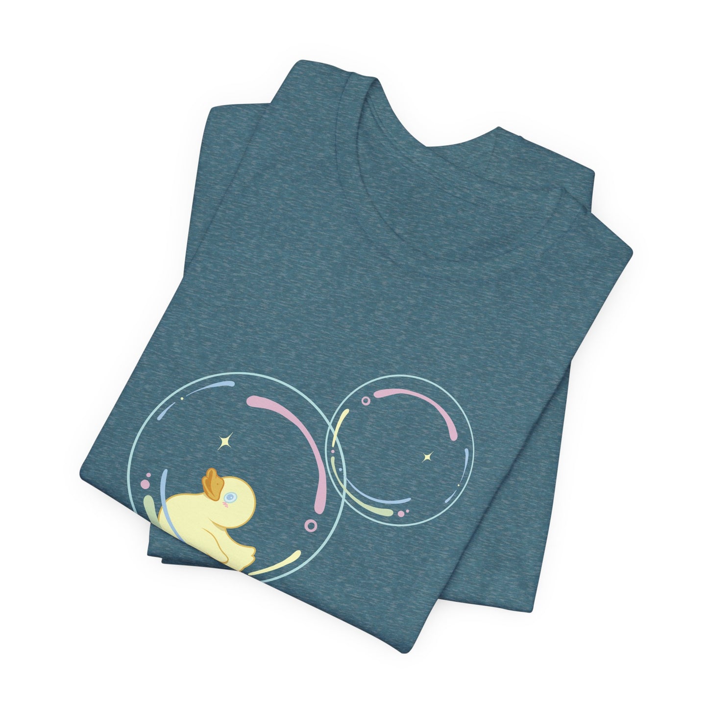 Bubble Duck – Soft Aesthetic Duck T-Shirt for Dreamers & Chill Vibes