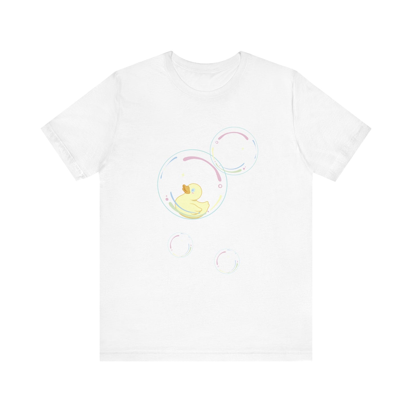 Bubble Duck – Soft Aesthetic Duck T-Shirt for Dreamers & Chill Vibes