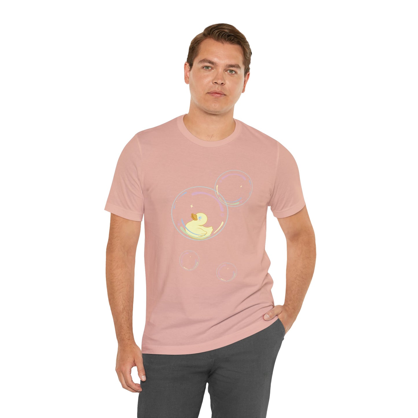 Bubble Duck – Soft Aesthetic Duck T-Shirt for Dreamers & Chill Vibes