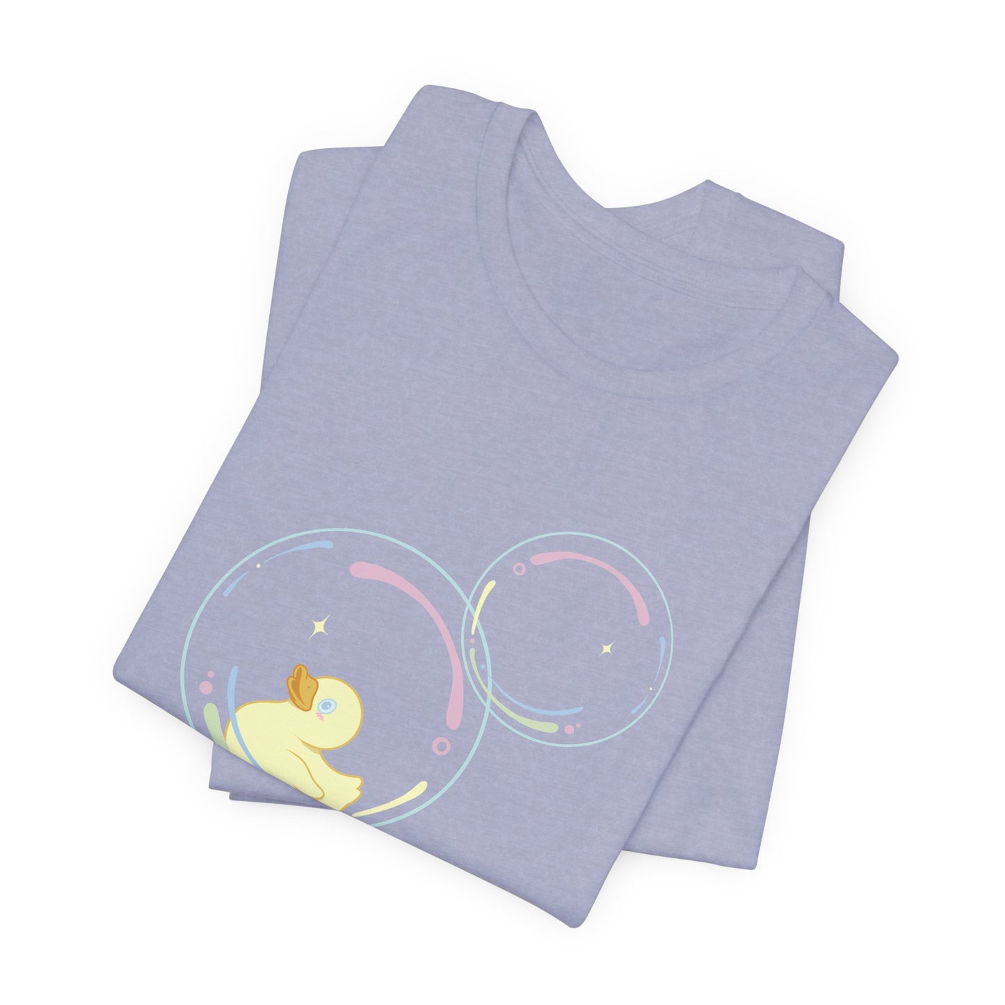 Bubble Duck – Soft Aesthetic Duck T-Shirt for Dreamers & Chill Vibes
