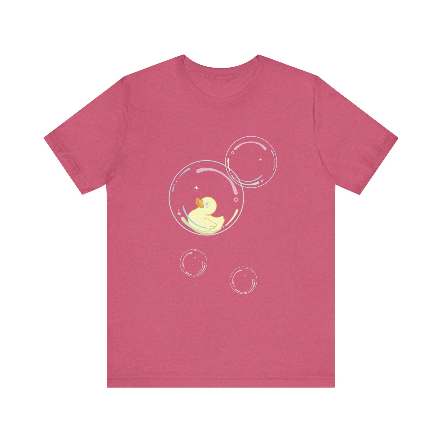 Bubble Duck – Soft Aesthetic Duck T-Shirt for Dreamers & Chill Vibes