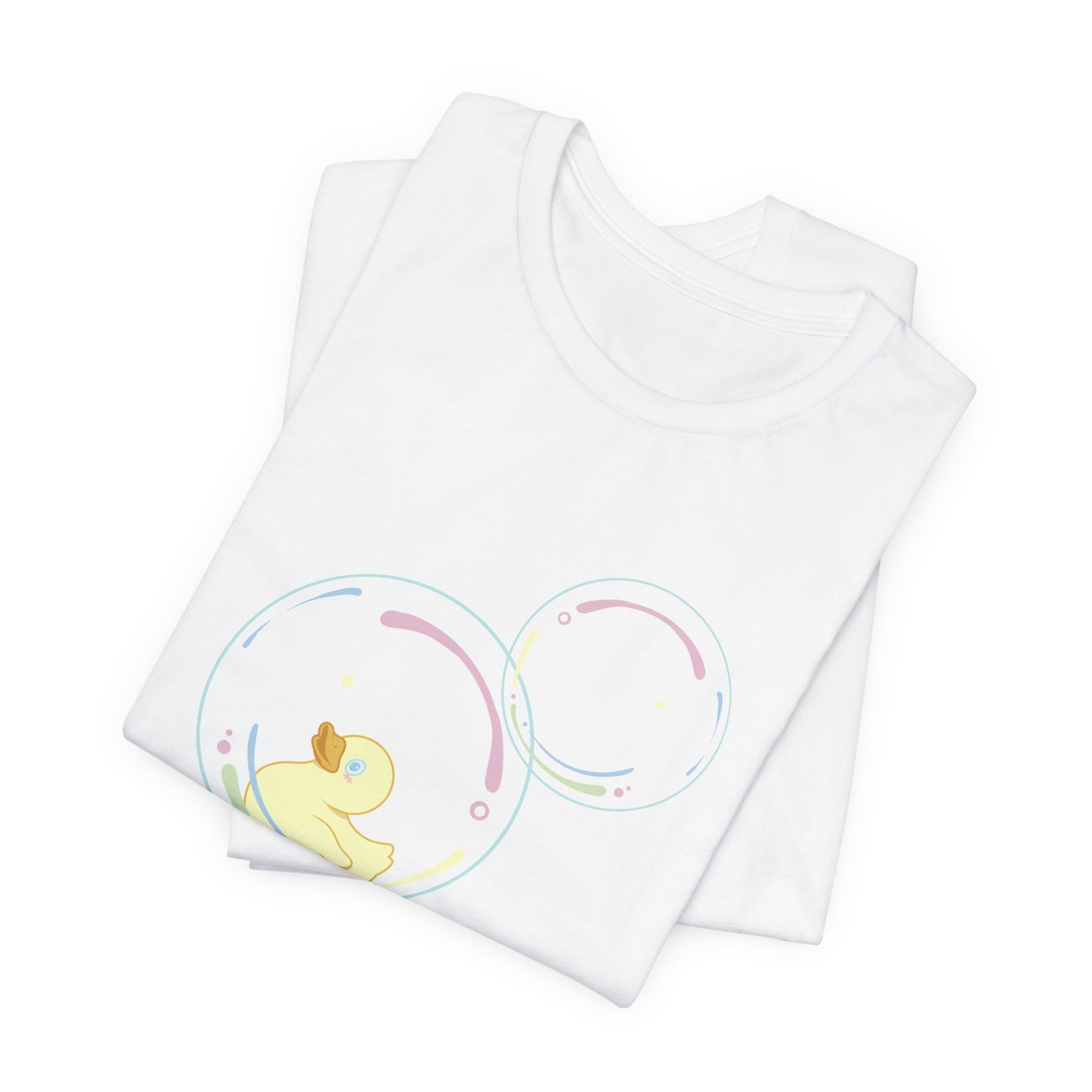 Bubble Duck – Soft Aesthetic Duck T-Shirt for Dreamers & Chill Vibes
