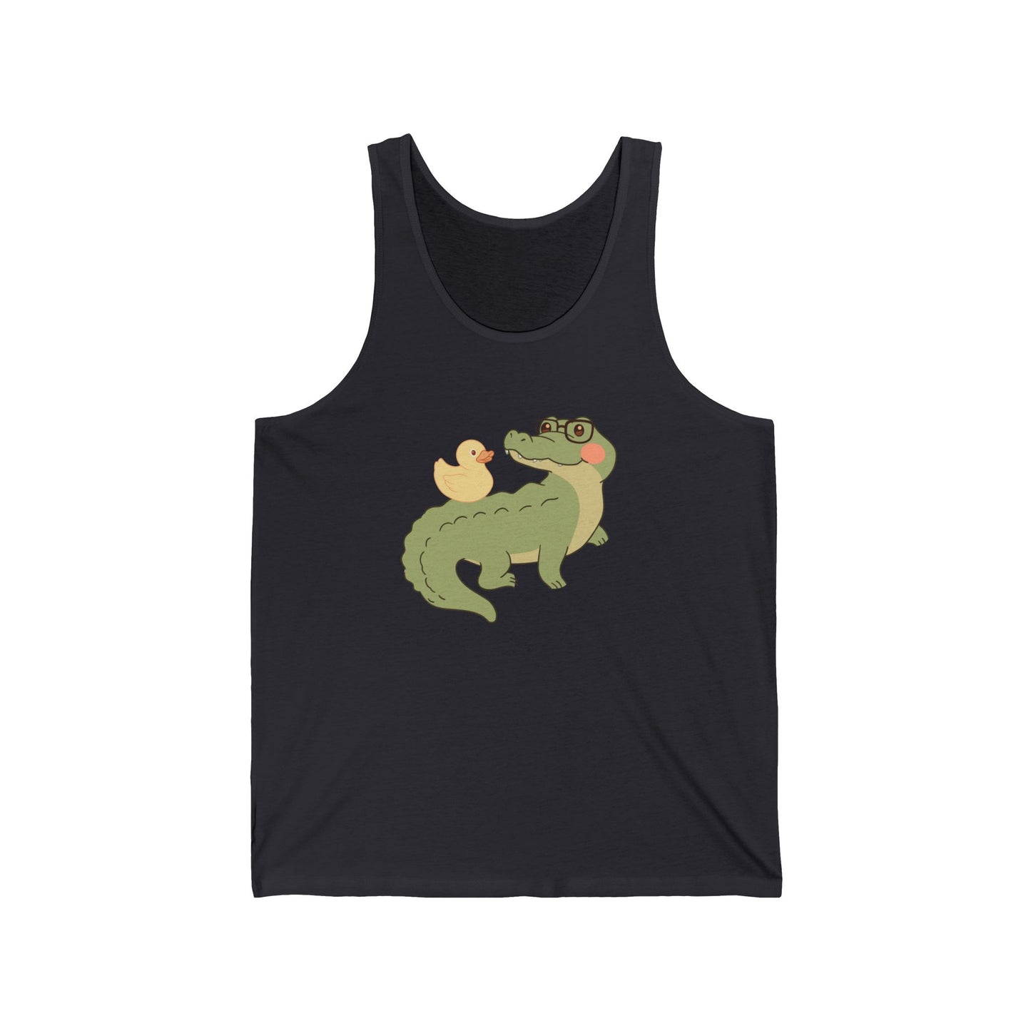 Duck Buddy Gator – Funny Gator & Duck Tank Top for Cute Summer Style