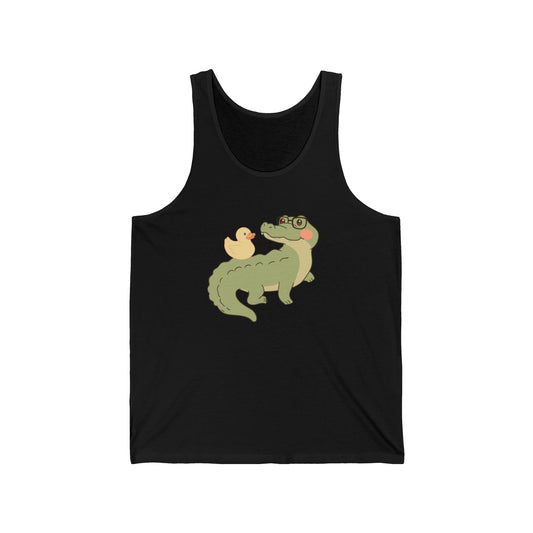 Duck Buddy Gator – Funny Gator & Duck Tank Top for Cute Summer Style