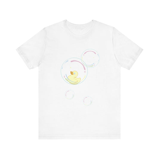 Bubble Duck – Soft Aesthetic Duck T-Shirt for Dreamers & Chill Vibes