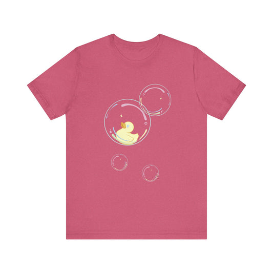 Bubble Duck – Soft Aesthetic Duck T-Shirt for Dreamers & Chill Vibes
